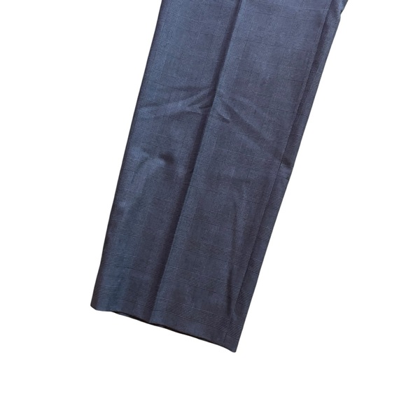 Tommy Hilfiger Dress Pants 40x32 gray slacks men’s bottoms workwear grid pattern - Picture 6 of 11